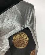 Grey Kora Muslin Silk Saree - Image 6