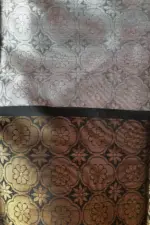 Grey Kora Muslin Silk Saree - Image 8