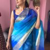 Pure Dark Blue Kota Silk Saree