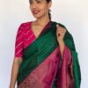 Rani Pink Raw Silk Blouse