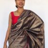Navy Blue antique zari banarasi sarees