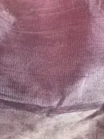 Pure Lilac Tussar Tissue Silk Saree - Image 7