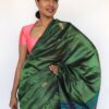 Bottle Green Chinnalapattu Saree