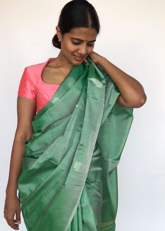 Mint Chinnalapattu Saree