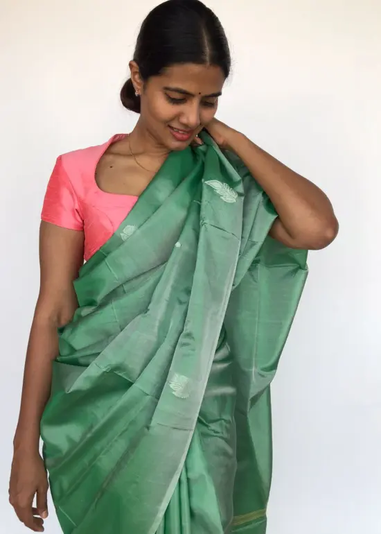 Mint Chinnalapattu Saree
