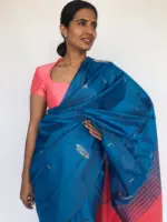 Blue Chinnalapattu Saree - Image 5