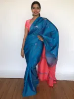 Blue Chinnalapattu Saree - Image 3