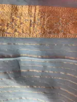 Ice Blue Banarasi Georgette with Woven Floral Weaves - Image 7