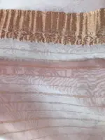Ivory Banarasi Georgette Saree with Golden Zari - Image 6