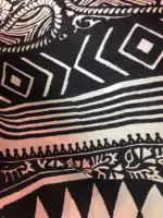 Pink Block Printed Pure Silk Saree - Image 7
