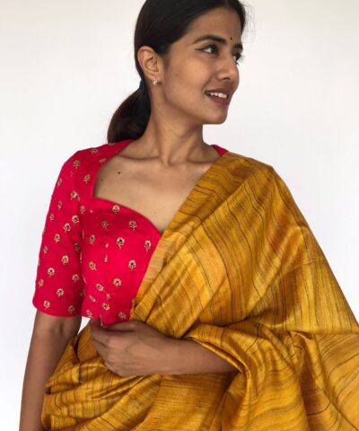 Pink Chinnon Silk Blouse