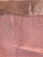 Baby Pink Printed Silk Saree - Image 6