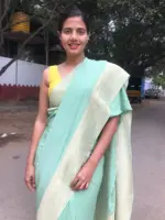 Mint Banarasi Silk Saree in Georgette