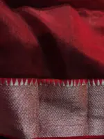 Purple Mangalagiri Silk Saree with Kanchi Silk Border - Image 7