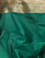 Wine Banarasi Silk Saree adorned with Beautiful Patola and Paithani Weaves - Image 6
