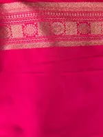 White Banarasi Silk Saree adorned with Beautiful Patola Weaves - Image 6