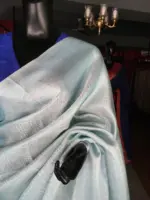 Baby Blue Banarasi Silk Saree With Silver Zari Weaves - Image 5