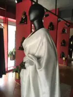 White Banarasi Silk Saree with Silver Zari Weaves - Image 4