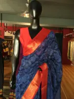 Navyblue Cotton Silk Saree