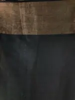 Black Handpainted Tussar Silk Saree - Image 6