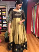 Gold Silk Dress