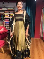 Gold Silk Dress - Image 4