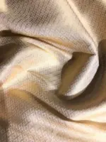 Offwhite Banarasi Silk Saree with Gold and Silver Zari Weaves - Image 6