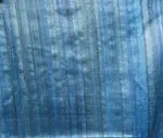 Blue Handwoven Tussar Silk Saree - Image 6