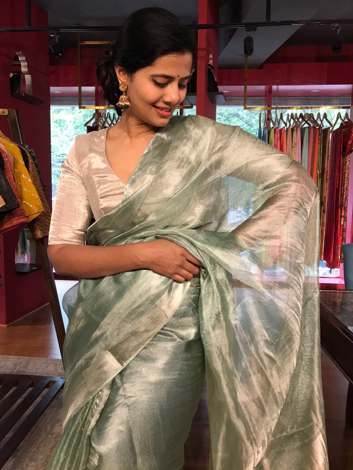 Tissue Silk Saree | Buy Tissue Sarees Online at Lowest Prices