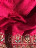 Multicolored Organza Saree - Image 5
