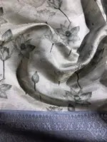 Pastel Blue Printed Banarasi Silk Saree - Image 6