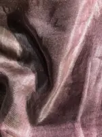 Blue Tissue Silk Saree with Beautiful Kalamkari Prints - Image 8
