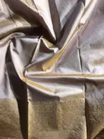 Nude Pink Handwoven Katan Silk Saree with Kadwa Zari Buttis - Image 3