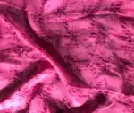 Pink Printed Chiffon Saree - Image 5