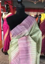 Pista Green Banarasi Silk Saree