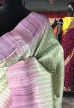 Pista Green Banarasi Silk Saree - Image 3