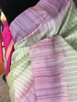 Pista Green Banarasi Silk Saree - Image 4