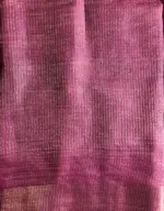 Multicolored Printed Tissue Silk Saree with Zari Border - Image 6