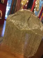 Gold Sequin Embroidered Party Bag - Image 5