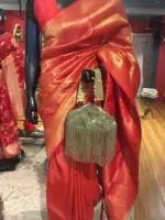 Gold Sequin Embroidered Party Bag - Image 3