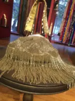 Gold Sequin Embroidered Party Bag