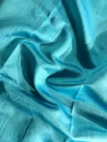 Ombre Blue Tissue Silk Saree with Gold Zari Weaves - Image 8