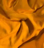Mustard Yellow  Chiffon Silk Saree with Gold Zari Piping - Image 5