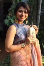 Ice Blue Pure Banarasi Silk Blouse - Image 3
