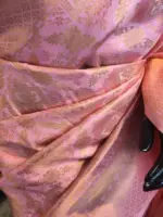 Pink Banarasi Silk Saree with Gold Zari Weaves - Image 3