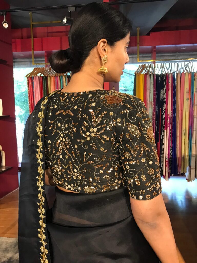 Women's Embroidered Blouse with Intricate Details