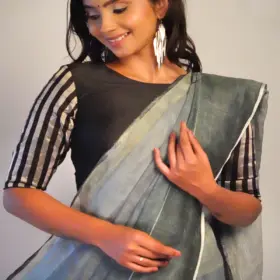 Beautiful Raw Silk Blouse By Mirra Clothing