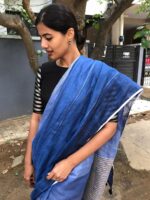 Beautiful Linen Saree By Mirra Clothing