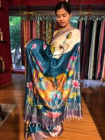 Beautiful Printed Tussar Saree by Mirra Clothing