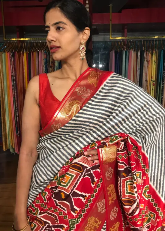 Beautiful Banarasi Patola Saree by Mirra Clothing